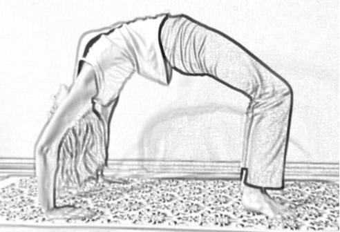 wheel pose for neck pain chiropractor