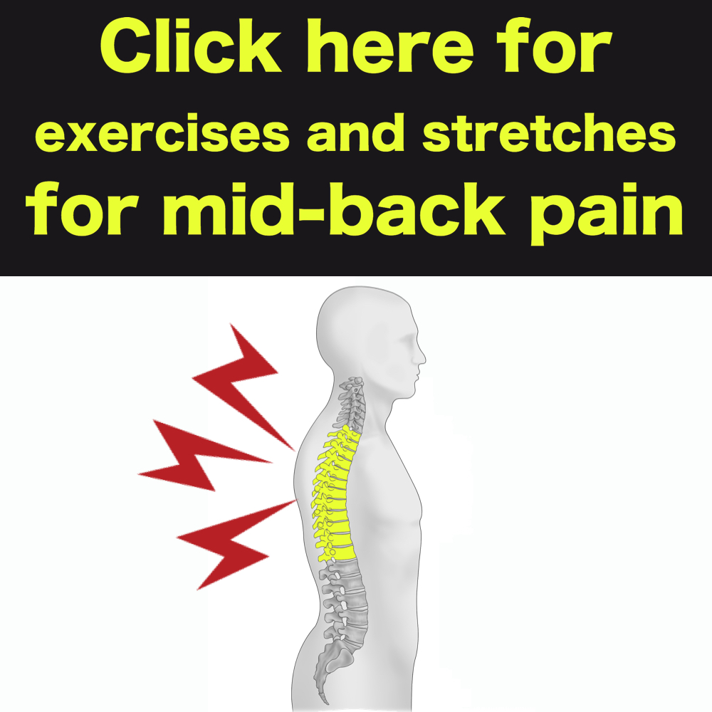 mid-back pain stretches