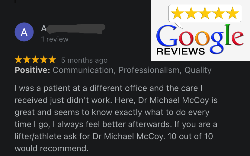 testimonial that we are the best chiropractor
